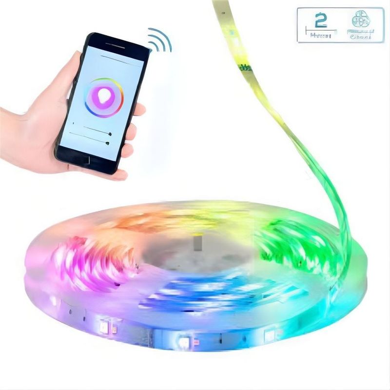 Điều khiển từ xa 5050 RGB LED Strip Dễ dàng 30LED RGB DC 12V CE RoHS cho nhà
