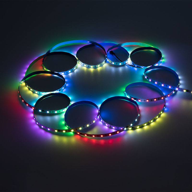 Remote Control 5050 RGB LED Strip Flexible 30LED RGB DC 12V CE RoHS For Home