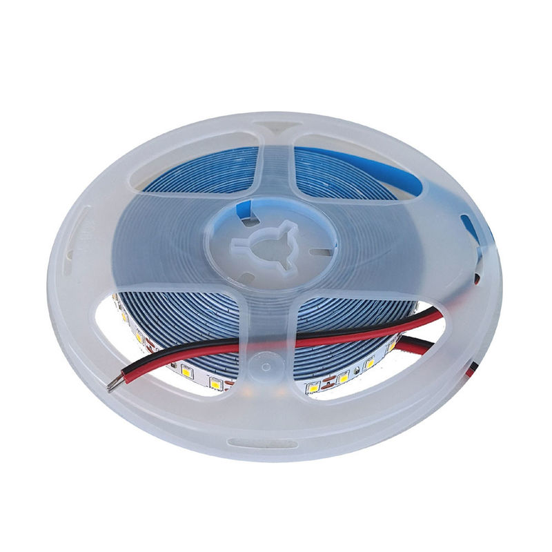 PCB không thấm nước màu trắng 2835 LED Strip 120LED phát ra màu sắc 3000K/4000K/6000K 5m / cuộn 120° Beam Angle