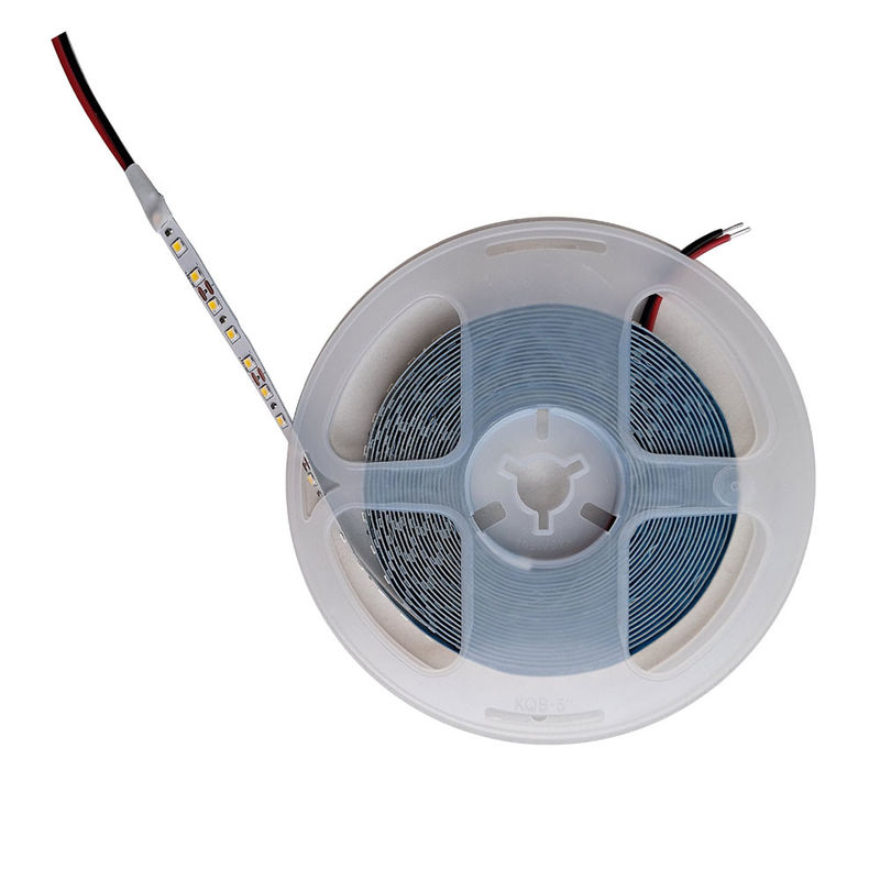 PCB không thấm nước màu trắng 2835 LED Strip 120LED phát ra màu sắc 3000K/4000K/6000K 5m / cuộn 120° Beam Angle