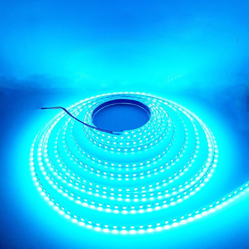 12V 240LEDS SMD 2835 Đèn dải LED 1200LEDs 16.4Ft Không thấm nước Màu đỏ xanh dương cam cho thanh