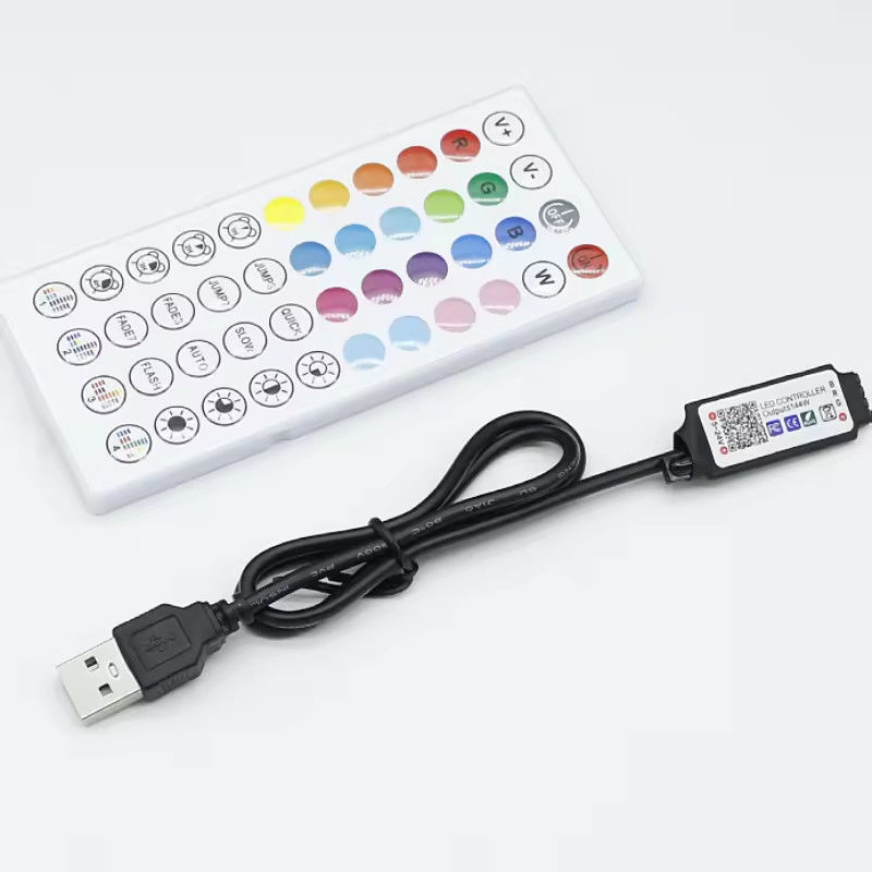 Smart LED 5V 44ekys RGB LED Strip bộ điều khiển wifi tuya APP USB Bluetooth dimmer luce striscia Bộ điều khiển cho LED Strip
