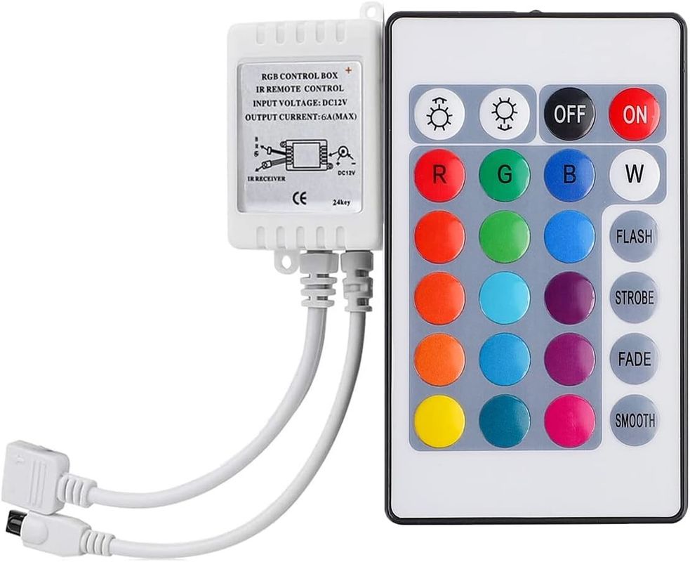 SMD có thể giảm độ sáng Dải LED RGB linh hoạt 60leds / m DC12V Input cho môi trường đầy màu sắc