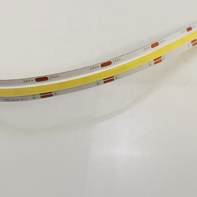 Dải đèn LED COB điều chỉnh CRI CRI 90 được chứng nhận 10W/m 2700K-6500K cho ánh sáng có thể tắt