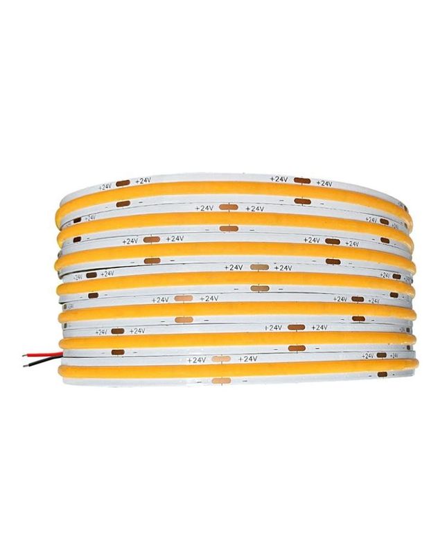 Đèn CRI cao DC24V COB480 5m / cuộn RA90 dải cob cho trang trí trong nhà ngoài trời hồ sơ chống nước dải COB