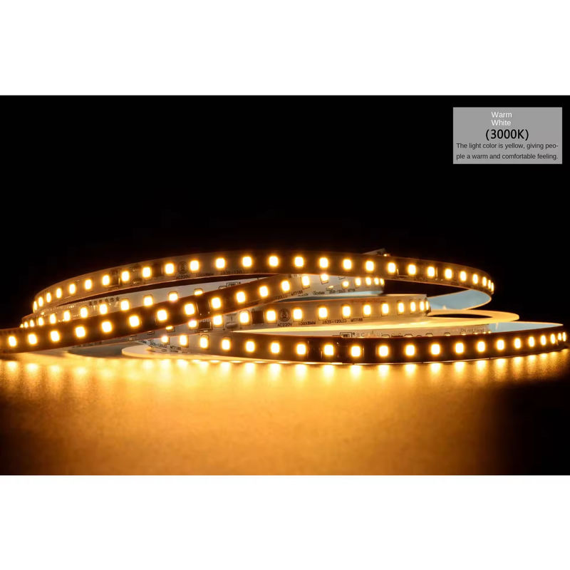 2835 120Leds 8W / M CRI80 Dải LED linh hoạt 5M / 10M Chiều dài cho trang trí Giáng sinh tại nhà