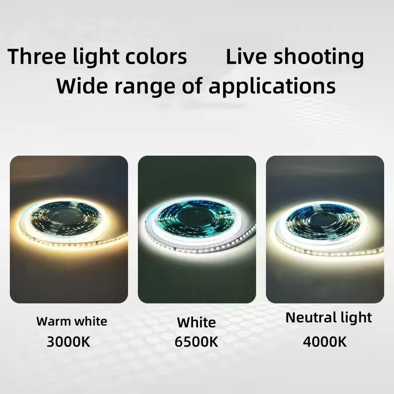Ánh sáng đèn LED trong nhà cao áp mềm chống nước 230v 220v Đen ấm 3000k 4200k 6500k Đèn đèn LED