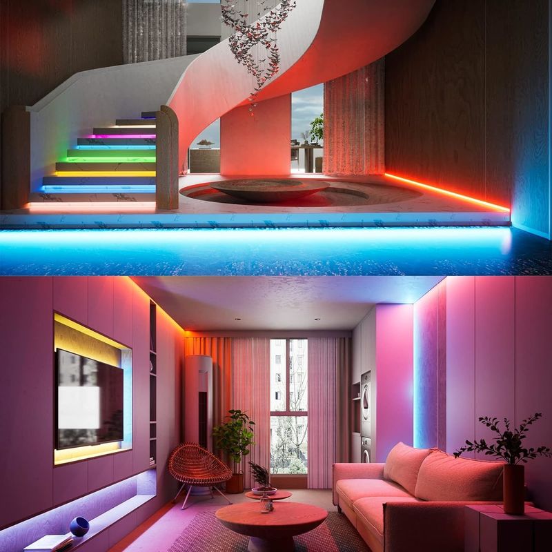 784 đèn LED/m RGBW Chip COB LED Strips Dimmable -20°C đến 60°C DC 24V Input Voltage