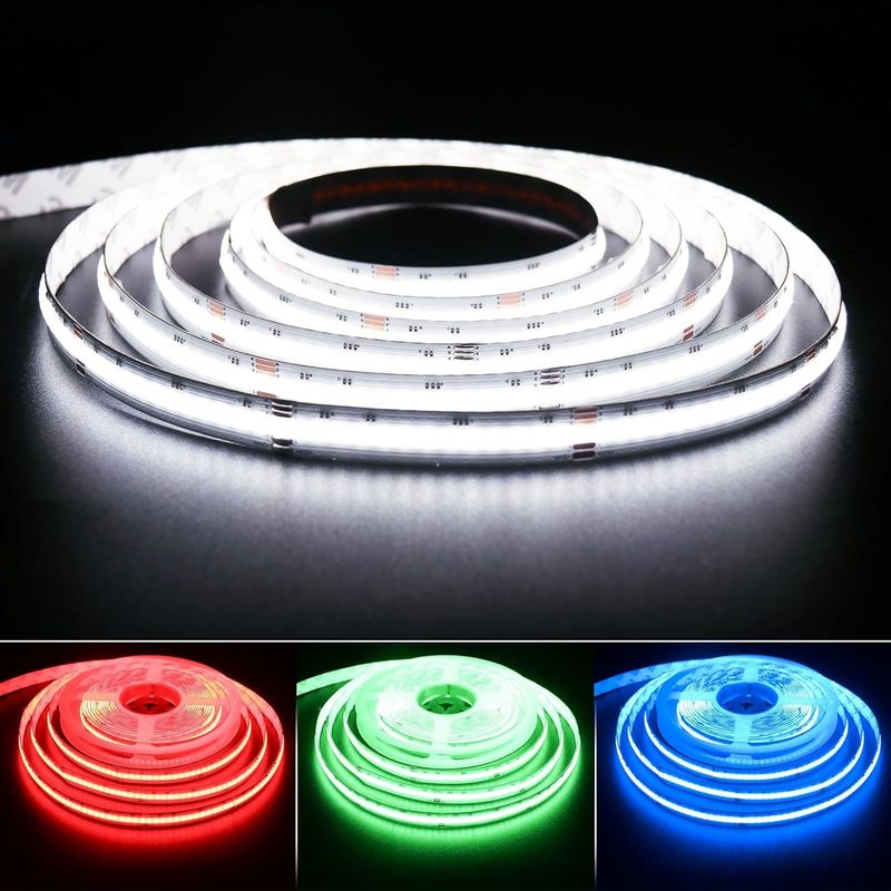 784 đèn LED/m RGBW Chip COB LED Strips Dimmable -20°C đến 60°C DC 24V Input Voltage