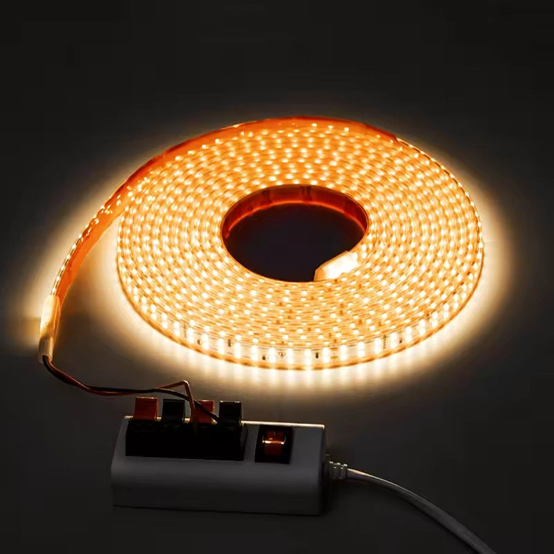 Không có người lái Điện áp cao 220V Không có người lái Dải ánh sáng tự dán 240leds smd 2835 IP67 IP65 Đèn đường trang trí