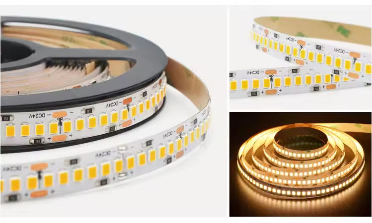 Phạm vi quang phổ đầy đủ 2835 Dải LED linh hoạt CRI>95 CRI>97 120leds / m SDCM <3 R1-R15 tất cả đều hơn 90
