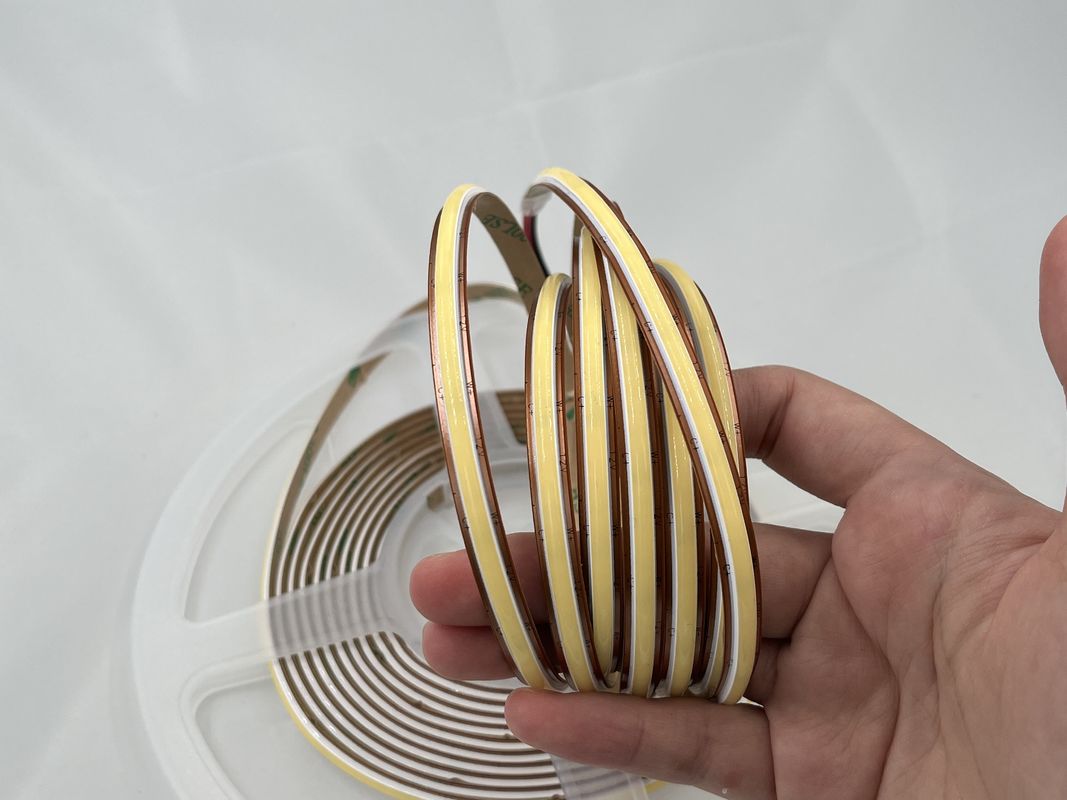 12V COB576Led/M 6.6MM Độ rộng có thể điều chỉnh 2700K đến 6500K CCT COB LED Strip Đèn linh hoạt chứng nhận CE