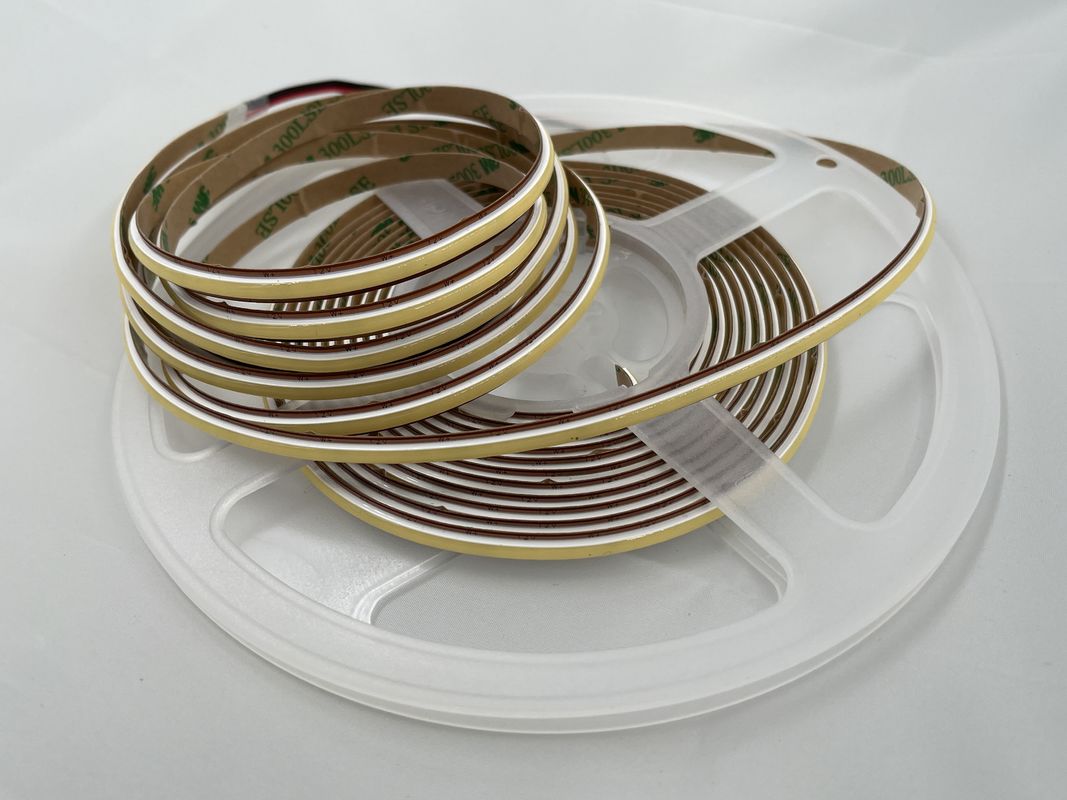 12V COB576Led/M 6.6MM Độ rộng có thể điều chỉnh 2700K đến 6500K CCT COB LED Strip Đèn linh hoạt chứng nhận CE