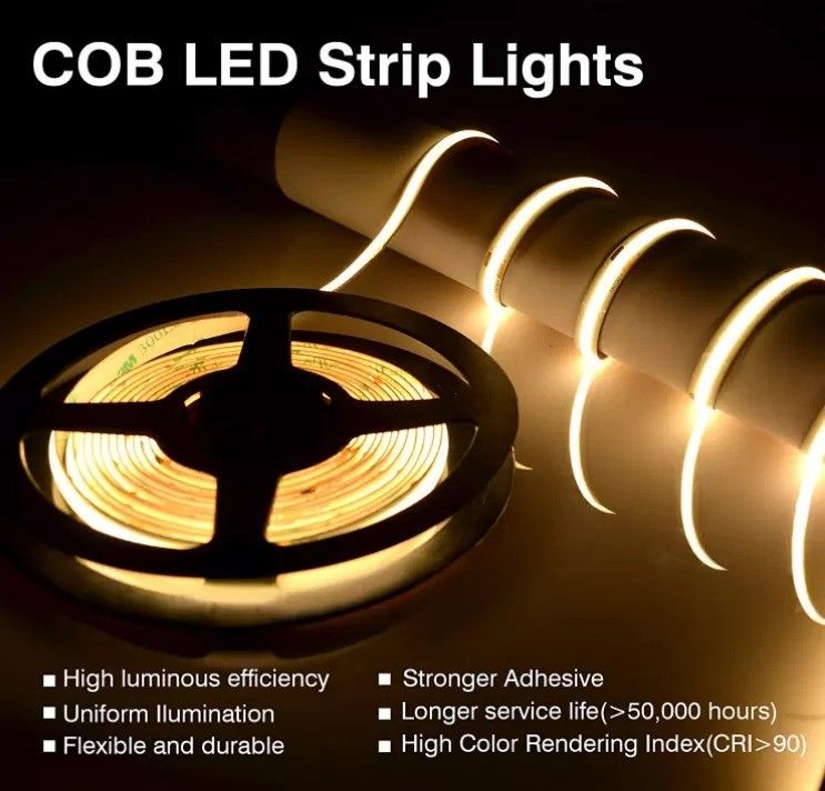 Thiết kế nội thất / ngoài trời Profile chống nước ánh sáng COB LED dải với điều khiển cảm biến