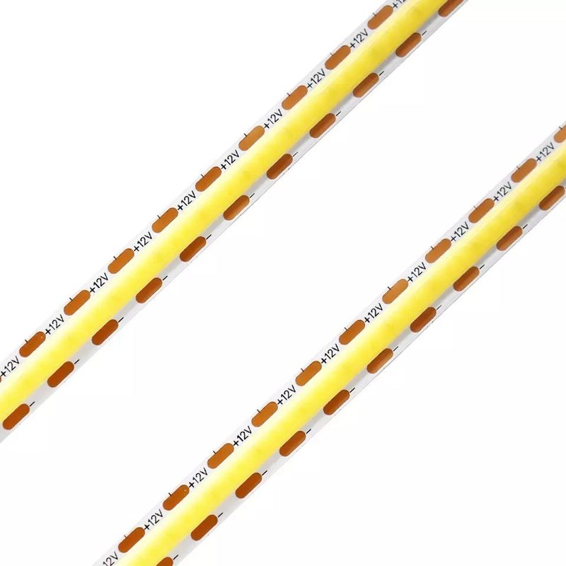 320Leds Dải LED linh hoạt trắng / ấm trắng DC24V 8mm chiều rộng tích hợp đèn LED COB