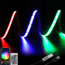 12v / 24V 8mm 90Ra 320d fob Profile nhôm COB LED Strip cho trang trí