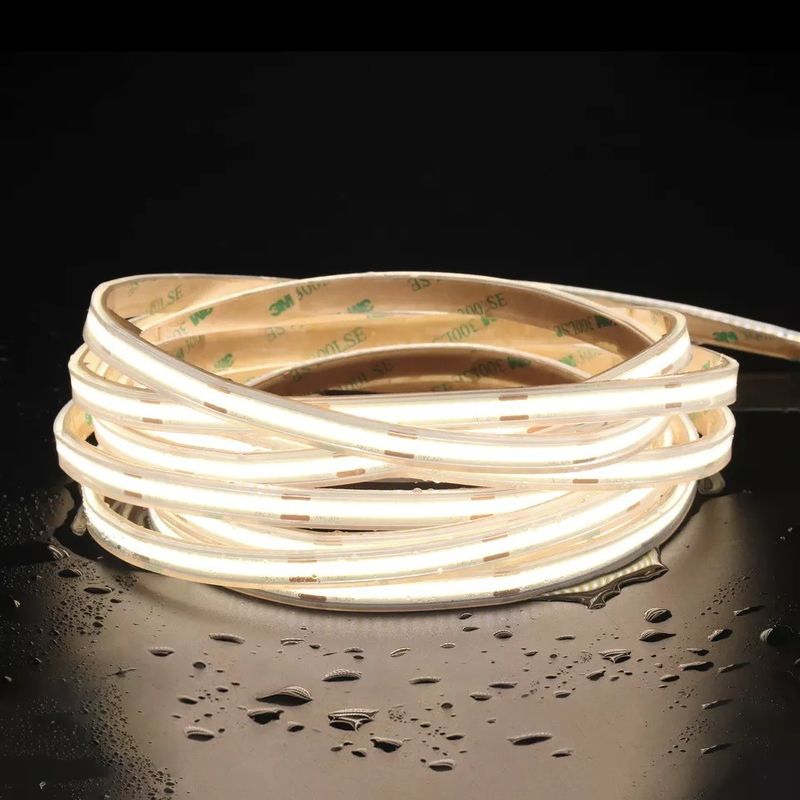 12V 24V chống nước IP65 IP67 IP68 CRI90 Đèn LED COB linh hoạt 5M có thể tắt để sử dụng trong nhà ngoài trời