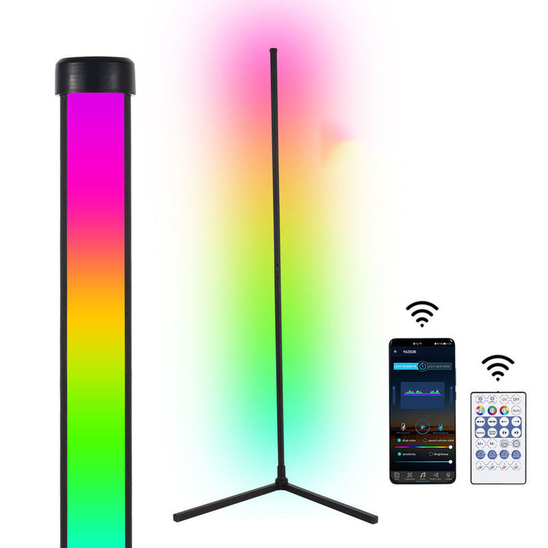 Ánh sáng nội thất trang trí hiện đại đèn sàn LED RGB IC Smart Corner Atmosphere Light