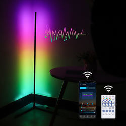 Ánh sáng nội thất trang trí hiện đại đèn sàn LED RGB IC Smart Corner Atmosphere Light