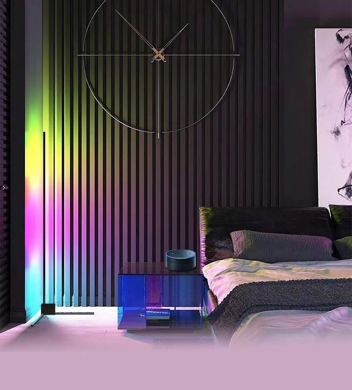 Ánh sáng nội thất trang trí hiện đại đèn sàn LED RGB IC Smart Corner Atmosphere Light