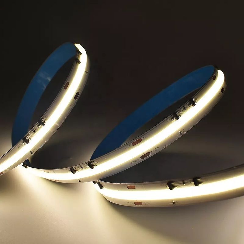 8mm Led Cob Strip 24v Dải đèn USB Đèn nền TV Flex 12v Siêu mỏng Dải đèn led Cob nhỏ