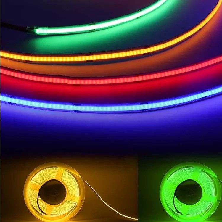 8mm Led Cob Strip 24v Dải đèn USB Đèn nền TV Flex 12v Siêu mỏng Dải đèn led Cob nhỏ