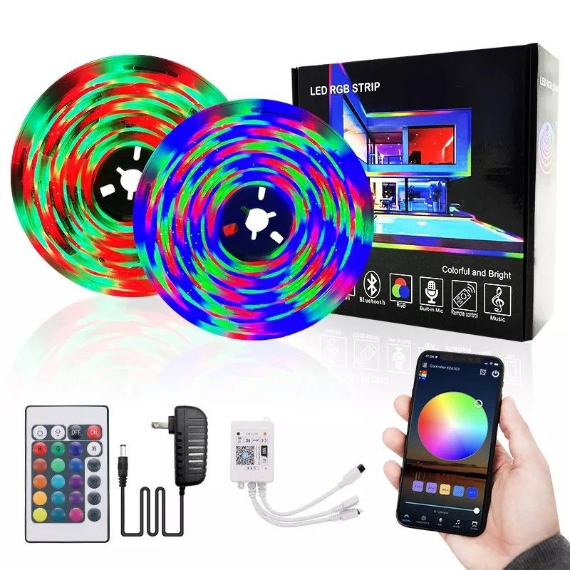 Home Bar LED Light Strips Garden Design Support Dimmer 12V 32ft thông minh 5050 RGB 1670