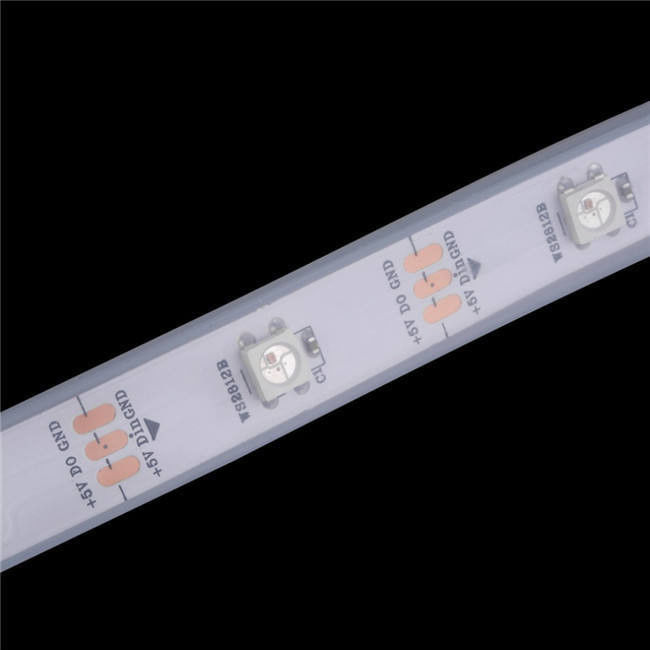 Không thấm nước 12V ws2812 ws2811 Led Strip 60 leds cho Magic Color RGB trang trí CRI Ra 80