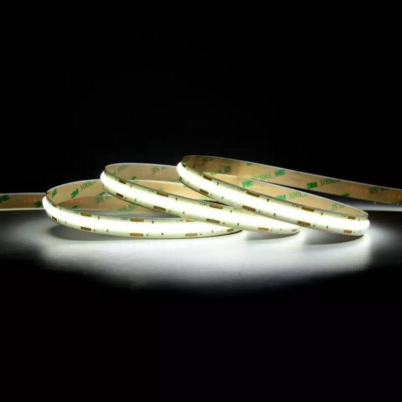 Tùy chọn linh hoạt 320 480 đèn LED DC 5v 10000 Lumens Đen trắng ấm Rgb Fcob Cct Cob Led Strip Light Warehouse