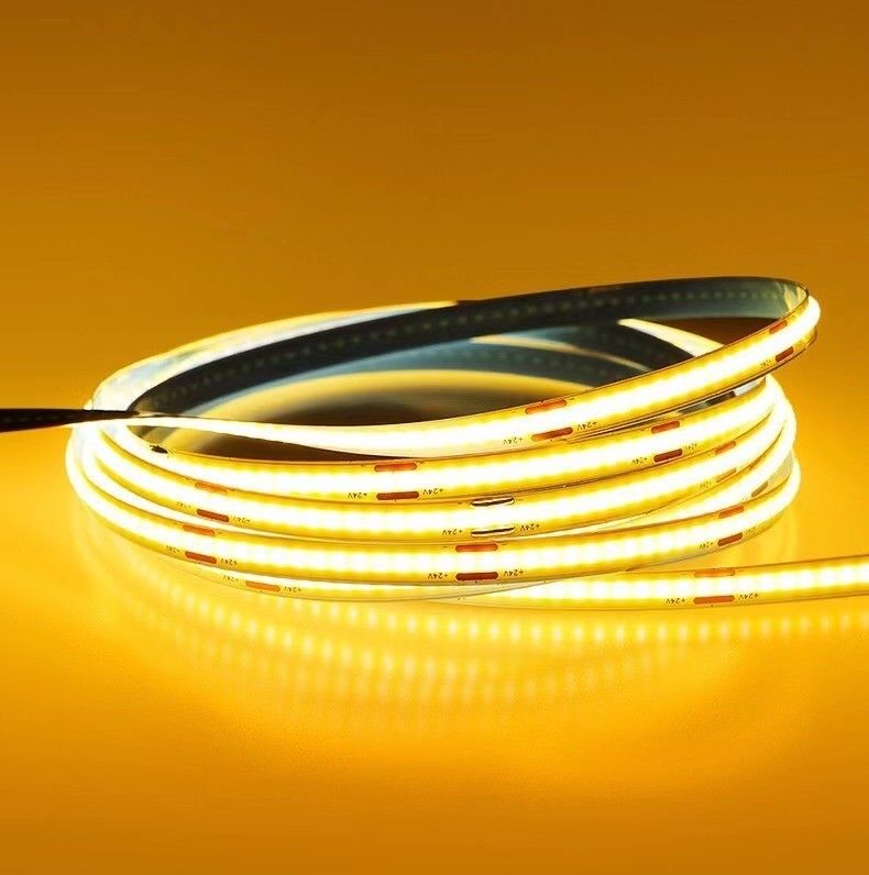 12v 24v 480 led Ce Rohs 3 Dải đèn Cob linh hoạt có đèn giảm độ sáng và hỗ trợ giảm độ sáng