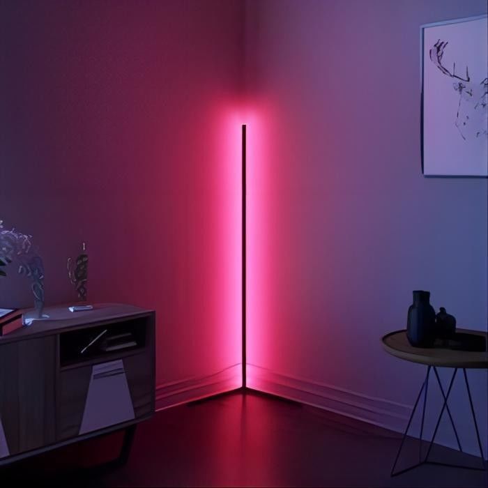 Đèn sàn trang trí nhà khách sạn với đổi màu RGB và bóng kính kim loại
