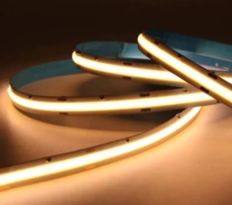 Đèn 90lm / w Hiệu suất sáng thông minh COB LED Strip 12V 24V 5M 252leds cho quảng cáo