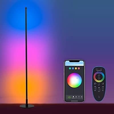 Đèn chơi game Phòng khách Ánh sáng môi trường Rgb Trang trí Đèn đêm Đứng Đèn sàn góc Led