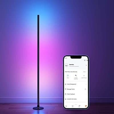 Phòng ngủ RGB IC Đèn chơi game Phòng khách Phòng khách Phòng ngủ Ambient Mood Light Standing LED Corner Floor Lamp