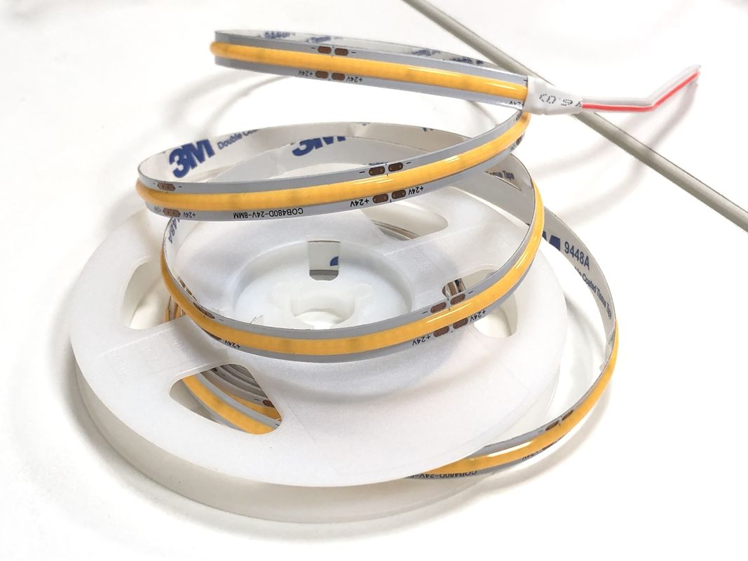 Cob Strip Dải đèn LED linh hoạt Độ mật độ cao Không có vùng đen 24V 12V 5V CRI Ra 90