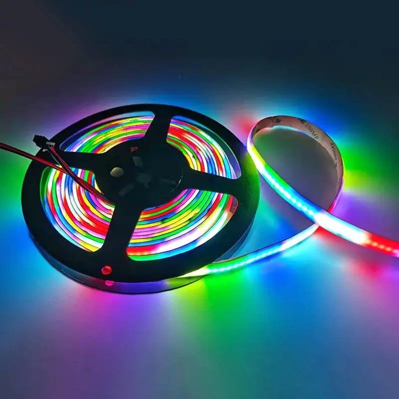 Đèn Flux ánh sáng lm 1000 24V 576 leds/meter RGB COB LED Soft Light Strip trực tiếp tốt