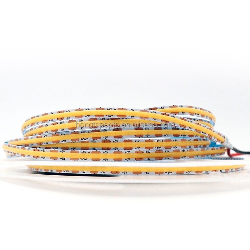 880lm Ra90 Dải đèn LED COB linh hoạt cho mật độ cao 5V 300 LED / m Đèn nền nhà bếp