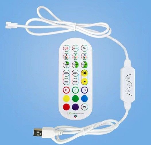 1.5M RGB màu sắc điều khiển từ xa đèn sàn LED cho phòng ngủ trang trí ánh sáng xung quanh