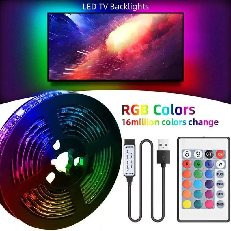 Đèn dải LED 5050 Smd Rgb chống nước 5m 10m 15m 60d / m Kho lưu trữ linh hoạt ngoài trời