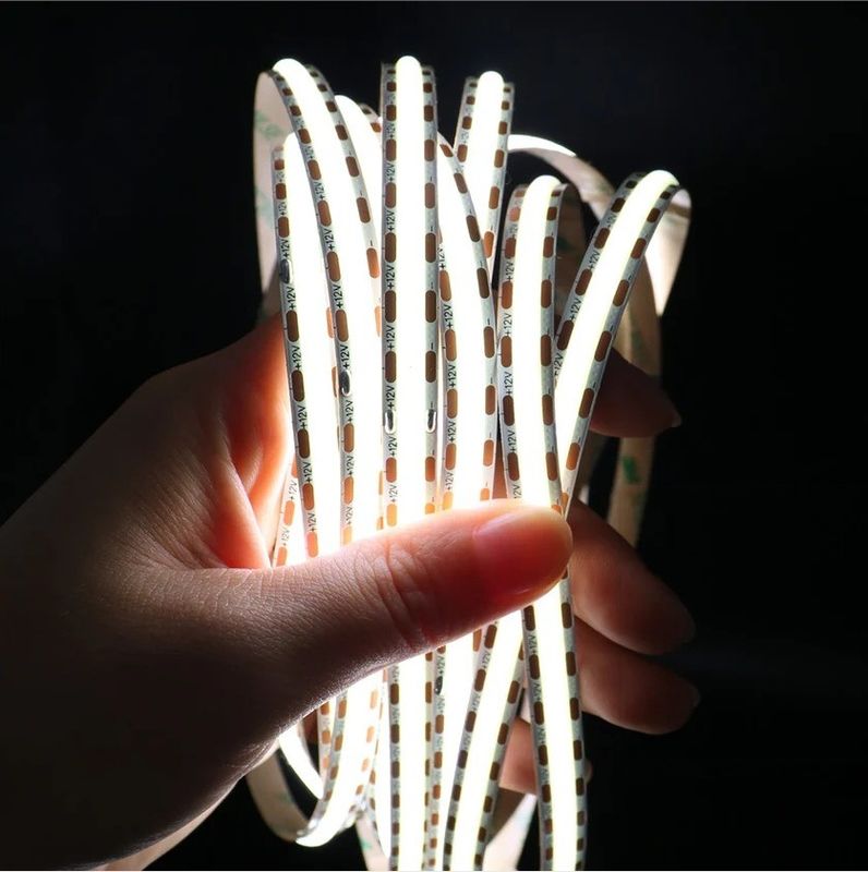 Thiết kế ánh sáng và mạch COB Led Strip Light 5m mỗi cuộn 12v 24v 480Leds 3 90Ra