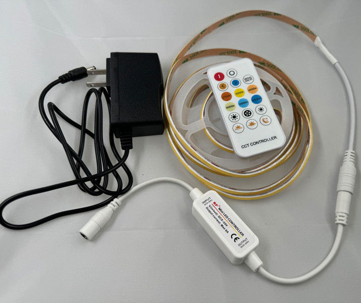 DC 24V Landscape 2m 560 đèn LED COB Bộ sợi LED có thể tắt với bộ điều khiển và bộ điều chỉnh