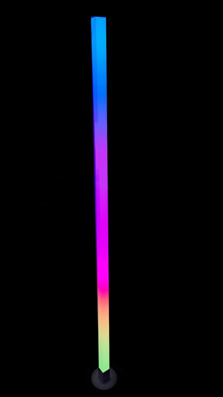 Màu sắc màu trắng Đèn sàn đứng hiện đại Đèn sàn LED RGB Đèn sàn hiện đại