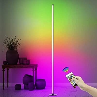Đèn sàn LED RGB Đèn sàn đứng hiện đại với điều khiển từ xa và hỗ trợ Dimmer