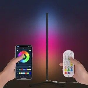 Đèn sàn LED RGB Đèn sàn đứng hiện đại với điều khiển từ xa và hỗ trợ Dimmer
