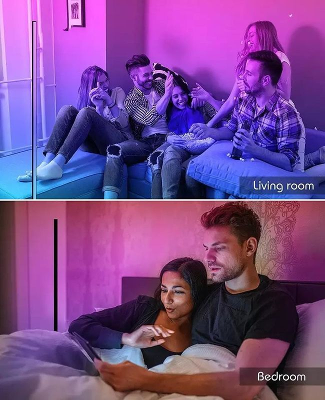 Đèn sàn LED RGB Đèn sàn đứng hiện đại với điều khiển từ xa và hỗ trợ Dimmer