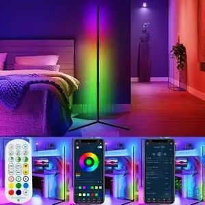 Đèn sàn LED RGB Đèn sàn đứng hiện đại với điều khiển từ xa và hỗ trợ Dimmer