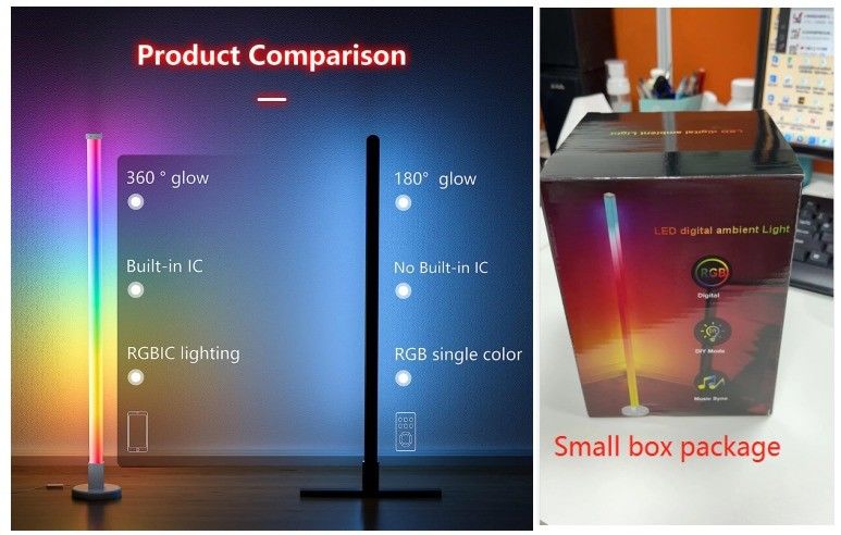 Đèn góc RGB LED Ambient Light cho phòng khách trong nhà của Hongtop Light Source LED