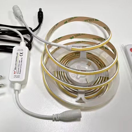 COB LED Strip DC24V CRI90 312LEDs / m IP33 IP40 IP44 với ánh sáng đầy đủ ổn định 10m