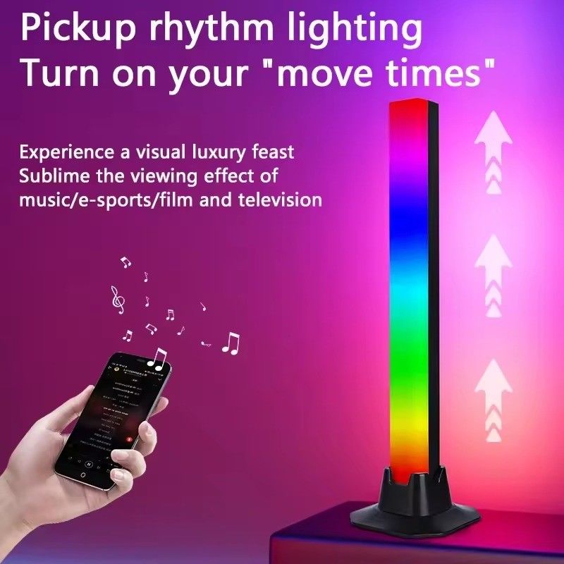 DIY HONGTOP APP Control RGBIC Đèn sàn màu sắc cho phòng ngủ trang trí 25cm 30cm 5V