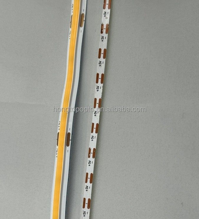 Đèn Hiệu quả chiếu sáng 90lm / w 1000lm siêu hẹp COB đèn LED dải 3mm 400LEDs / m